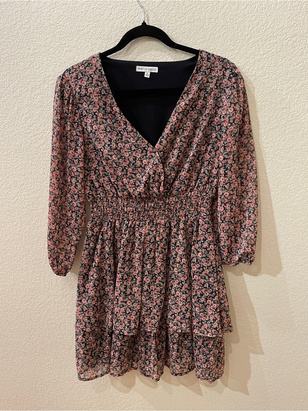 Spirit of Grace Floral Dress Size: M